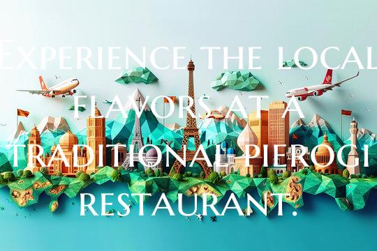 Experience the local flavors at a traditional pier...
