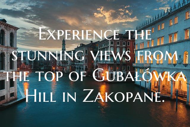 Experience the stunning views from the top of Guba...
