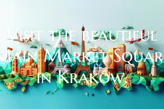 Visit the beautiful Main Market Square in Kraków.